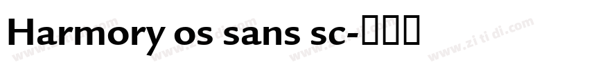 Harmory os sans sc字体转换